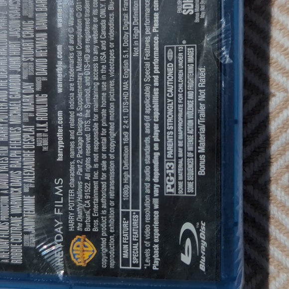 Harry Potter and the Deathly Hallows part 2 blue ray - Picture 4 of 6